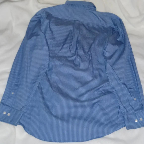 Croft&Barrow Cotton Striped Button-Down Shirt - Picture 6 of 8